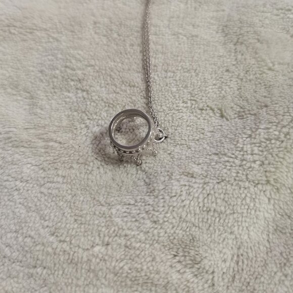 Tiffany & Co. Sterling Silver Crown Necklace - Picture 3 of 7